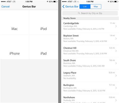 make appointment at apple store.